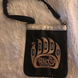 Indigenous design crossbody purse
